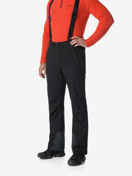 Kilpi Crne muške skijaške hlače Kilpi TEAM PANTS