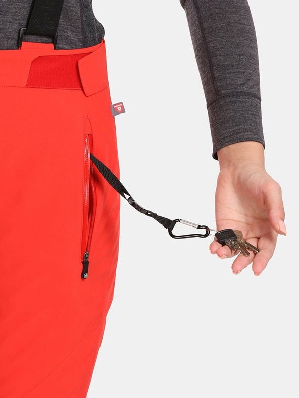 Kilpi Crvene ženske skijaške hlače Kilpi RAVEL