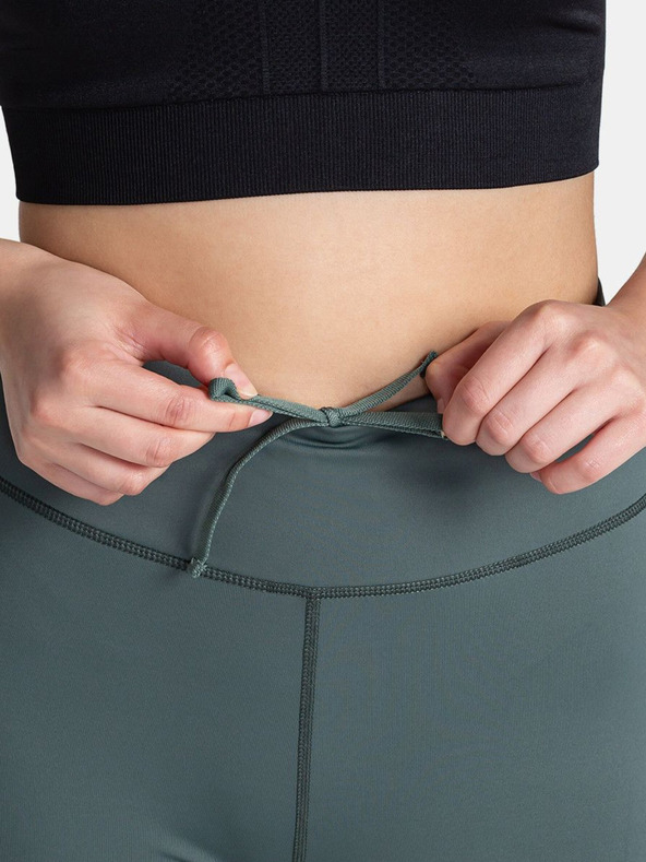 Kilpi Tamno zelene ženske sportske tajice Kilpi LAMIRAE