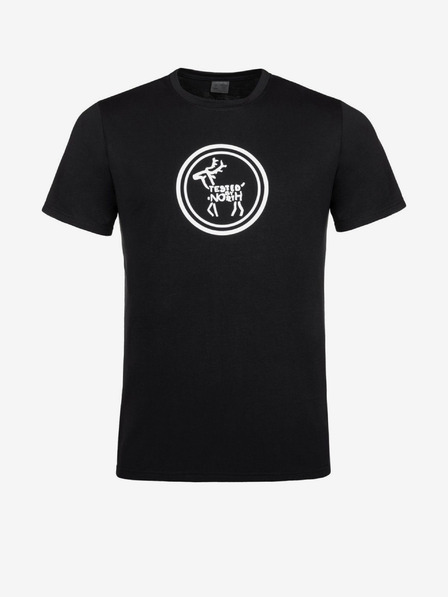 Kilpi Crna muška majica s printom Kilpi BRANDYS