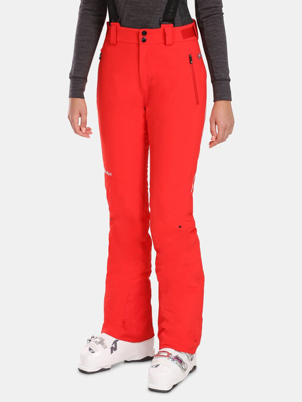 Kilpi Crvene ženske skijaške hlače Kilpi DAMPEZZO-W