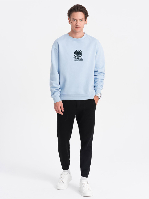 Ombre Clothing Crne muške trenirke Ombre Clothing CARROT