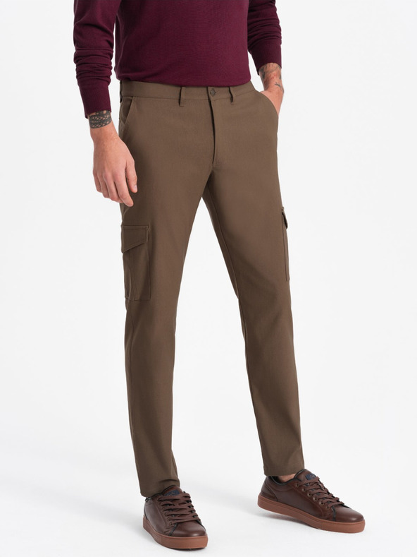 Ombre Clothing Kaki muške kargo hlače Ombre odjeća