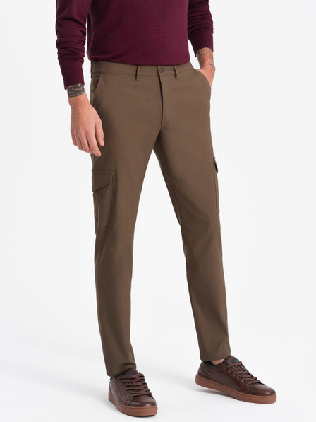 Ombre Clothing Kaki muške kargo hlače Ombre odjeća