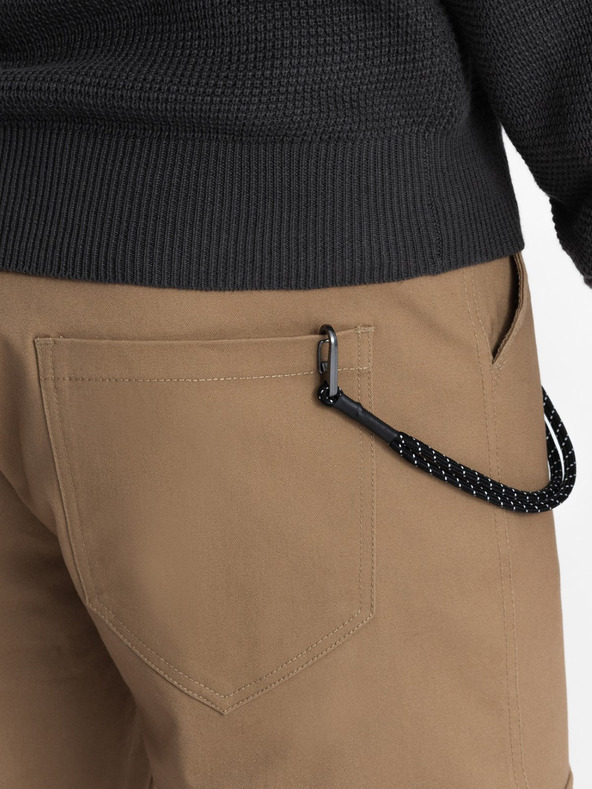 Ombre Clothing Smeđe muške kargo hlače Ombre Clothing