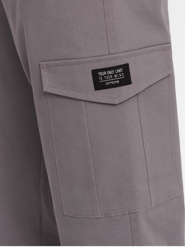 Ombre Clothing Sive muške cargo hlače Ombre Clothing