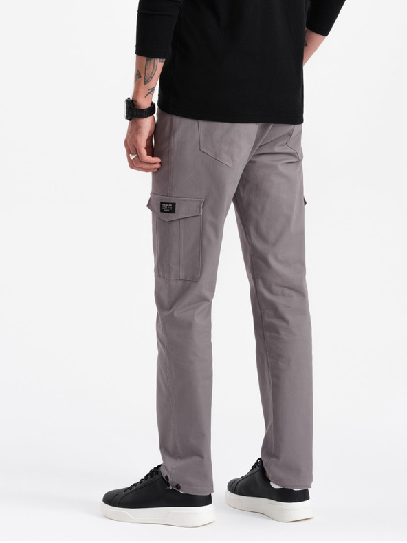 Ombre Clothing Sive muške cargo hlače Ombre Clothing