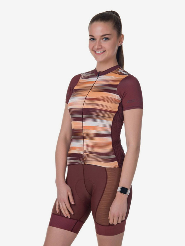 Kilpi Kilpi MOATE plavo-ružičasta ženska biciklistička majica