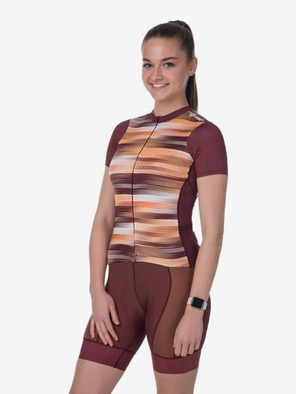 Kilpi Vinsko-narančasti ženski biciklistički dres Kilpi MOATE