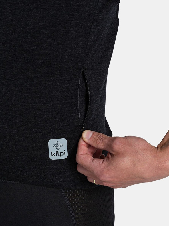 Kilpi Crni muški biciklistički dres Kilpi PETRANA