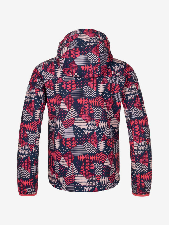 Kilpi Plavo-ružičasta softshell jakna s uzorkom za djevojčice KILPI RAVIA