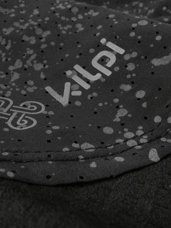 Kilpi Crne ženske kratke hlače za trčanje s uzorkom 2u1 Kilpi BERGEN