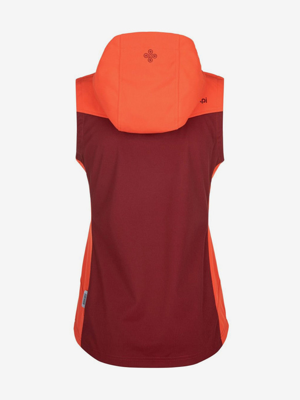 Kilpi Kilpi CORTINA ženski narančasto-vinski softshell prsluk