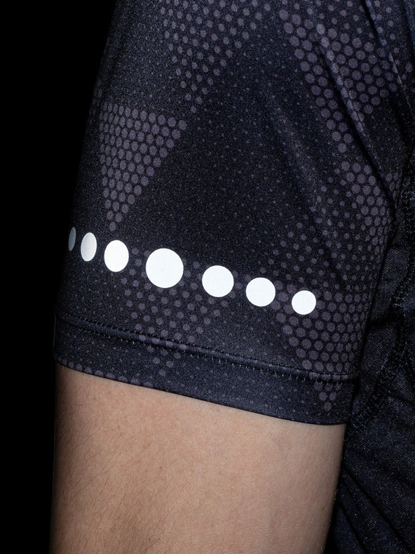 Kilpi Crni muški biciklistički dres s uzorkom Kilpi SALETTA-M