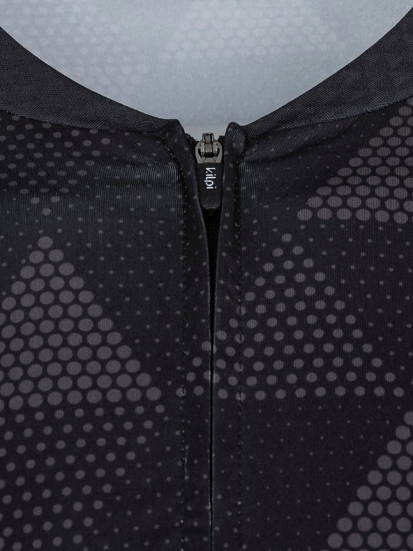 Kilpi Crni muški biciklistički dres s uzorkom Kilpi SALETTA-M