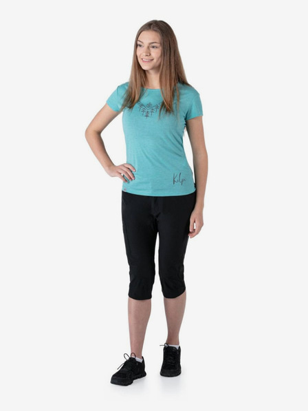 Kilpi Crne ženske vanjske 3/4 hlače Kilpi OTARA-W