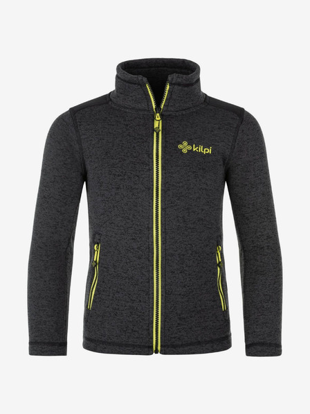 Kilpi Kilpi REGIN tamno sivi dječački pulover na patentni zatvarač