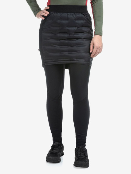 Kilpi Crna ženska zimska prošivena suknja Kilpi LIAN