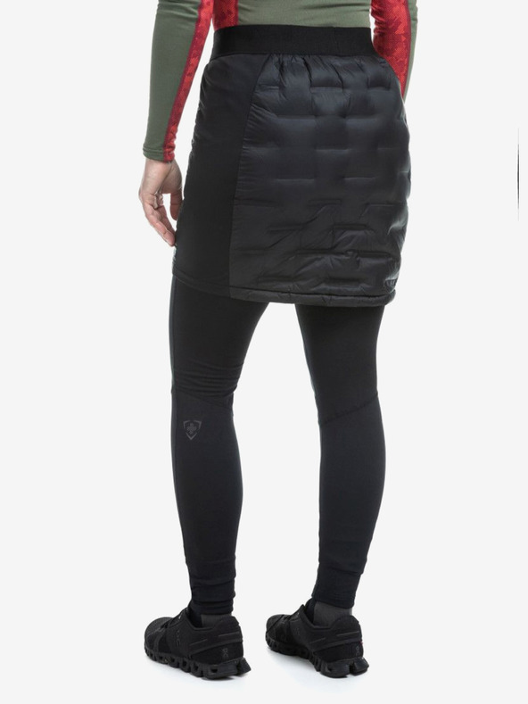 Kilpi Crna ženska zimska prošivena suknja Kilpi LIAN