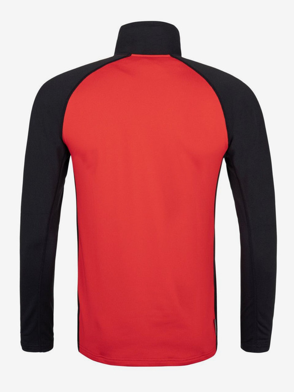 Kilpi Crno-crvena muška sportska majica s uspravnom kragnom Kilpi WILLIE