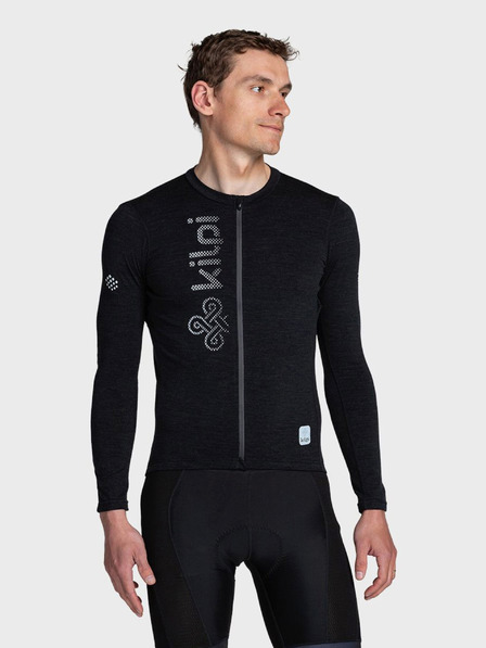 Kilpi Crna muška sportska majica s patentnim zatvaračem Kilpi SONET