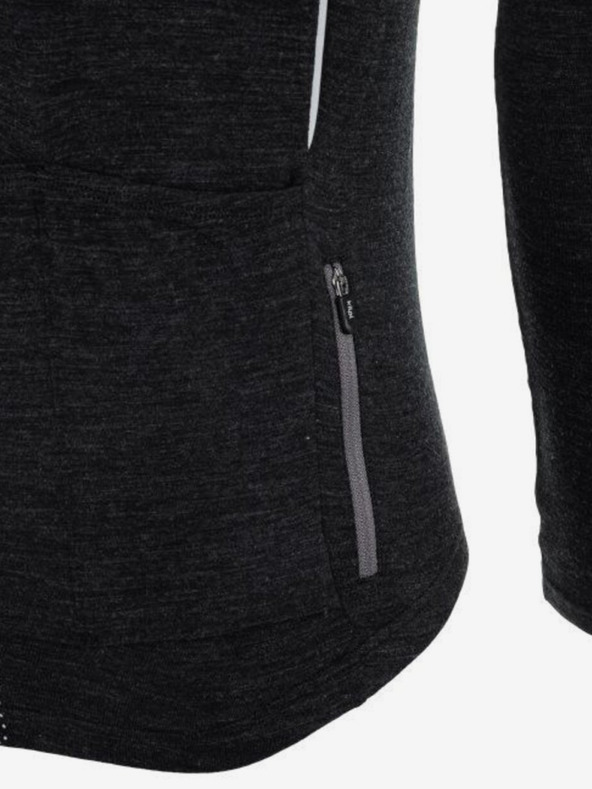 Kilpi Crna muška sportska majica s patentnim zatvaračem Kilpi SONET