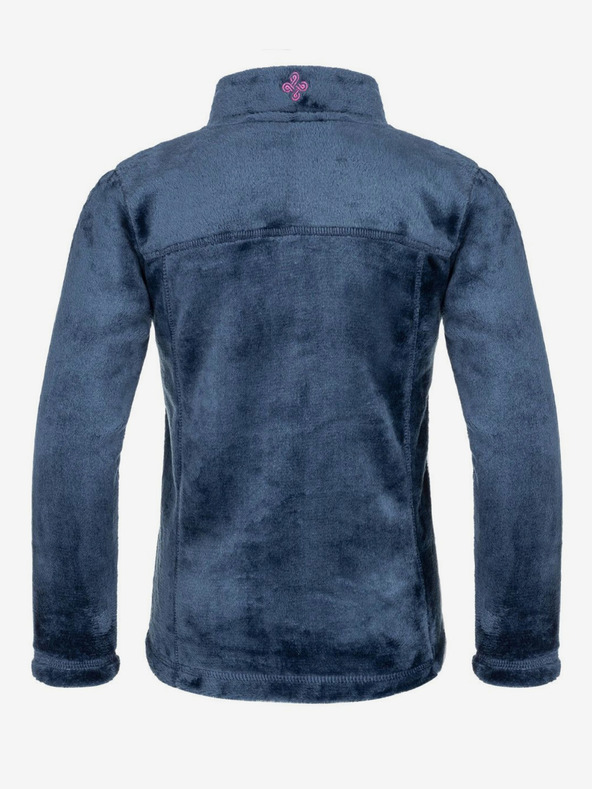 Kilpi Kilpi ERIN tamnoplavi flis za djevojčice na patentni zatvarač