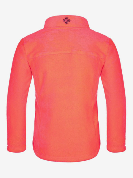 Kilpi Kilpi ERIN tamnoružičasta majica s kapuljačom od flisa s patentnim zatvaračem za djevojčice