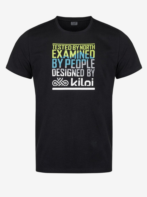 Kilpi Crna muška majica s printom Kilpi TYPON