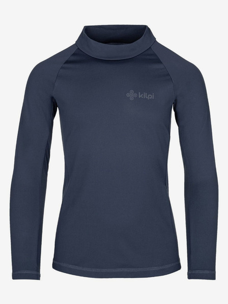 Kilpi Tamno plava dječja termo majica kratkih rukava s podignutom kragnom Kilpi WILLIE