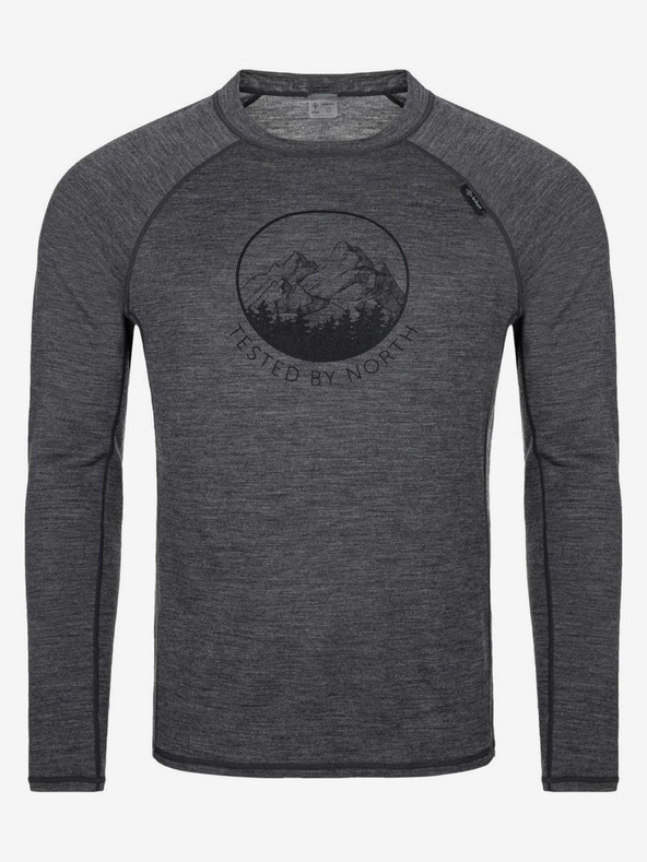 Kilpi Tamno siva muška termo majica od Merino vune Kilpi MAVORA TOP