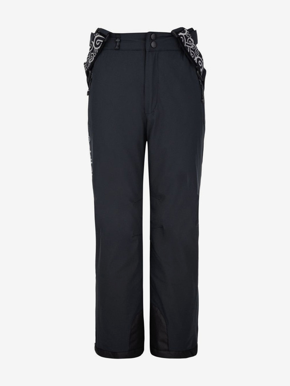 Kilpi Crne dječje skijaške hlače Kilpi MIMAS-J