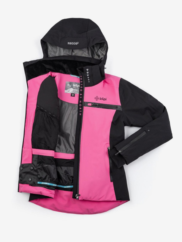 Kilpi Kilpi HATTORI crna i roza ženska zimska skijaška jakna
