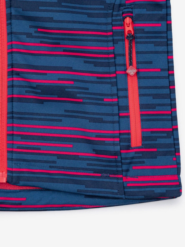 Kilpi Plava softshell jakna za djevojčice s uzorkom Kilpi RAVIA