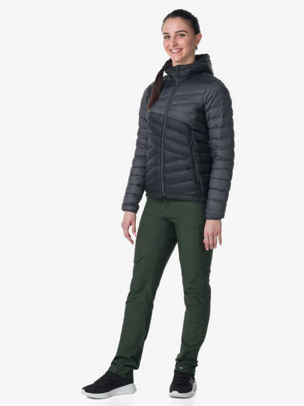 Kilpi Sivo-crna ženska puhasta jakna Kilpi PYRAMIDEN