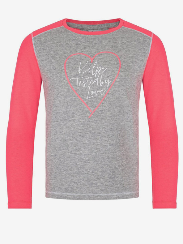 Kilpi Kilpi SONIER svijetlo siva majica dugih rukava za djevojčice