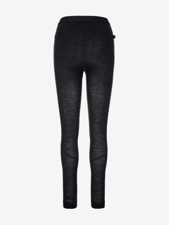 Kilpi Crne ženske termo tajice od merino vune Kilpi MAVORA BOTTOM