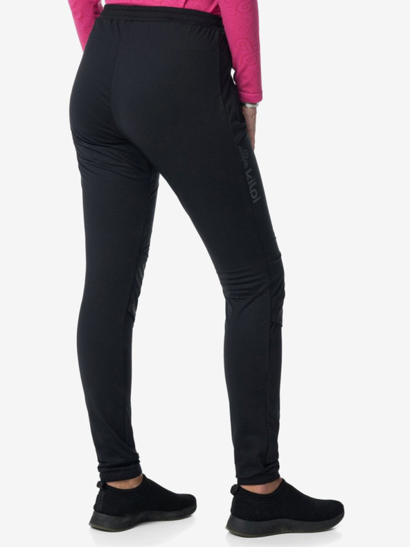 Kilpi Crne ženske sportske hlače Kilpi NORWELL