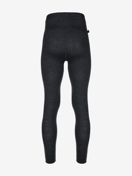 Kilpi Crne muške sportske tajice od Merino vune Kilpi MAVORA BOTTOM