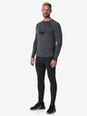 Kilpi Crne muške sportske tajice od Merino vune Kilpi MAVORA BOTTOM