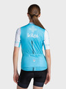 Kilpi Svijetloplava ženska sportska majica s patentnim zatvaračem Kilpi CORRIDOR