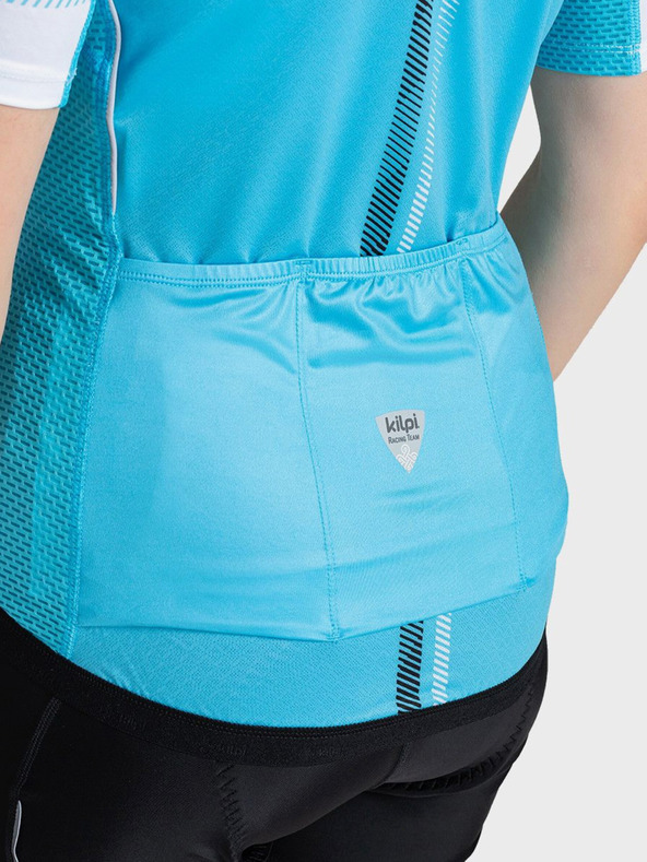 Kilpi Svijetloplava ženska sportska majica s patentnim zatvaračem Kilpi CORRIDOR