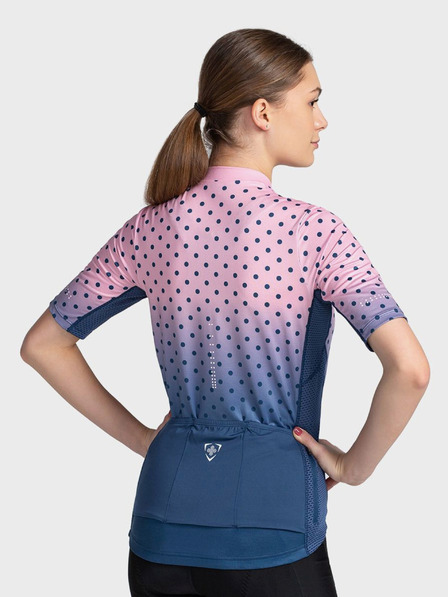 Kilpi Plavo-roza ženska sportska majica s patentnim zatvaračem Kilpi RITAEL