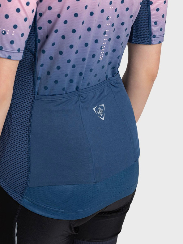 Kilpi Plavo-roza ženska sportska majica s patentnim zatvaračem Kilpi RITAEL