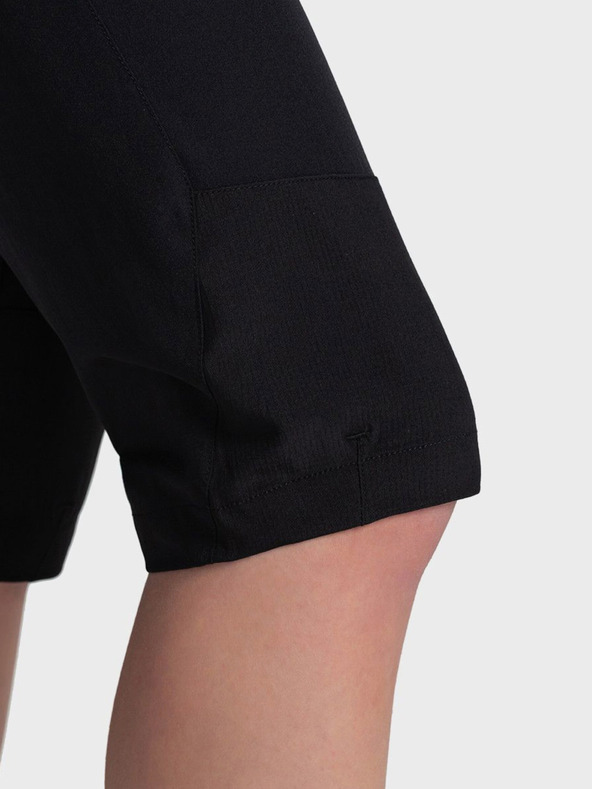 Kilpi Crne ženske sportske tričetvrt hlače Kilpi MEEDIN