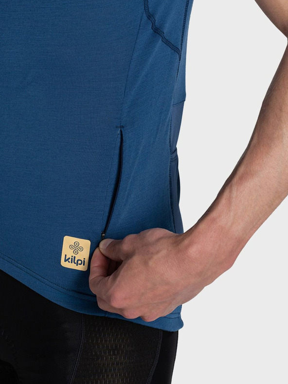 Kilpi Tamnoplava muška sportska majica s printom Kilpi PETRANA