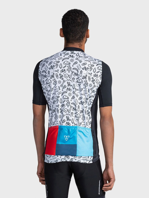 Kilpi Crno-bijela Kilpi RIVAL sportska muška majica s uzorkom