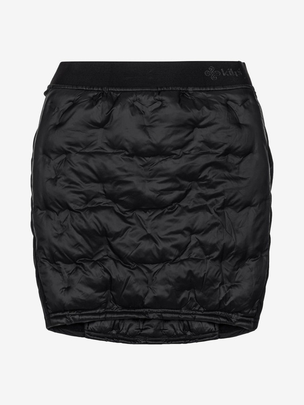 Kilpi Crna ženska zimska prošivena suknja Kilpi LIAN