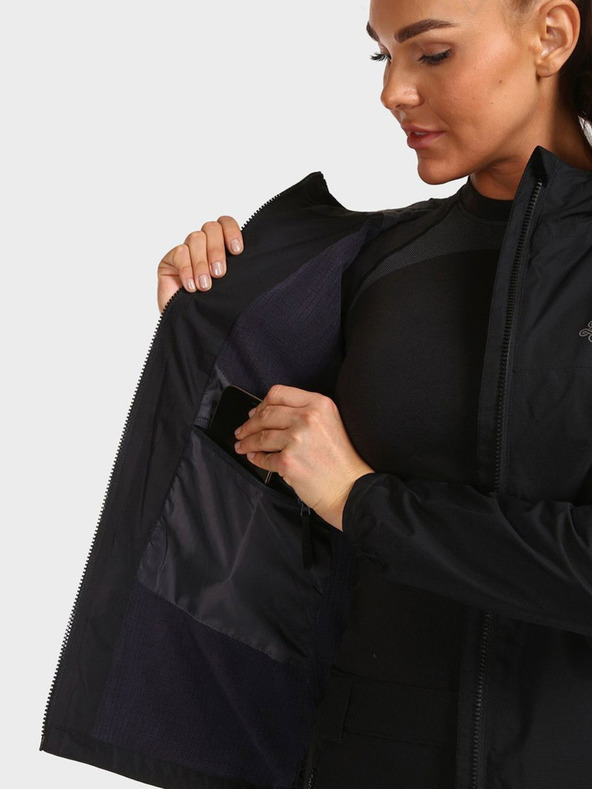 Kilpi Crna ženska sportska jakna Kilpi OLVERA