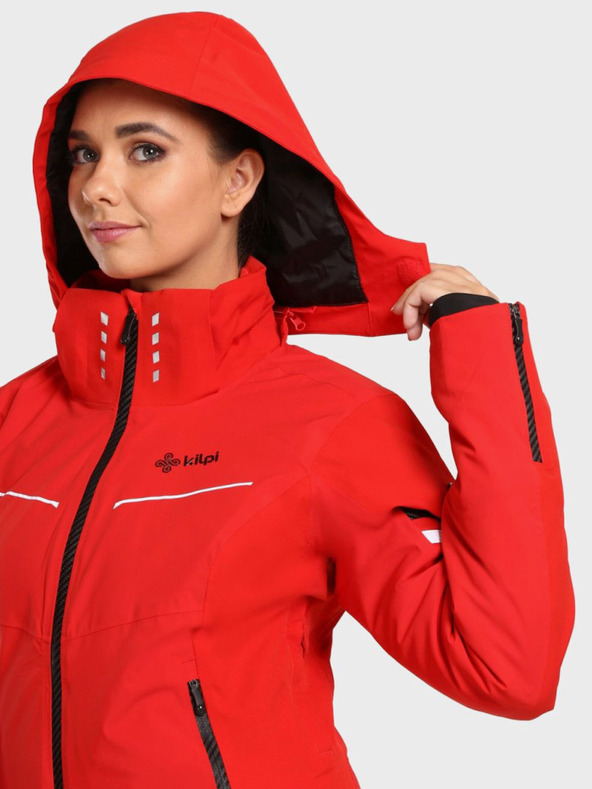Kilpi Crvena ženska skijaška jakna Kilpi LORIEN